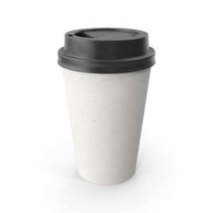 Обикновени бели хартиени чаши за кафе по поръчка