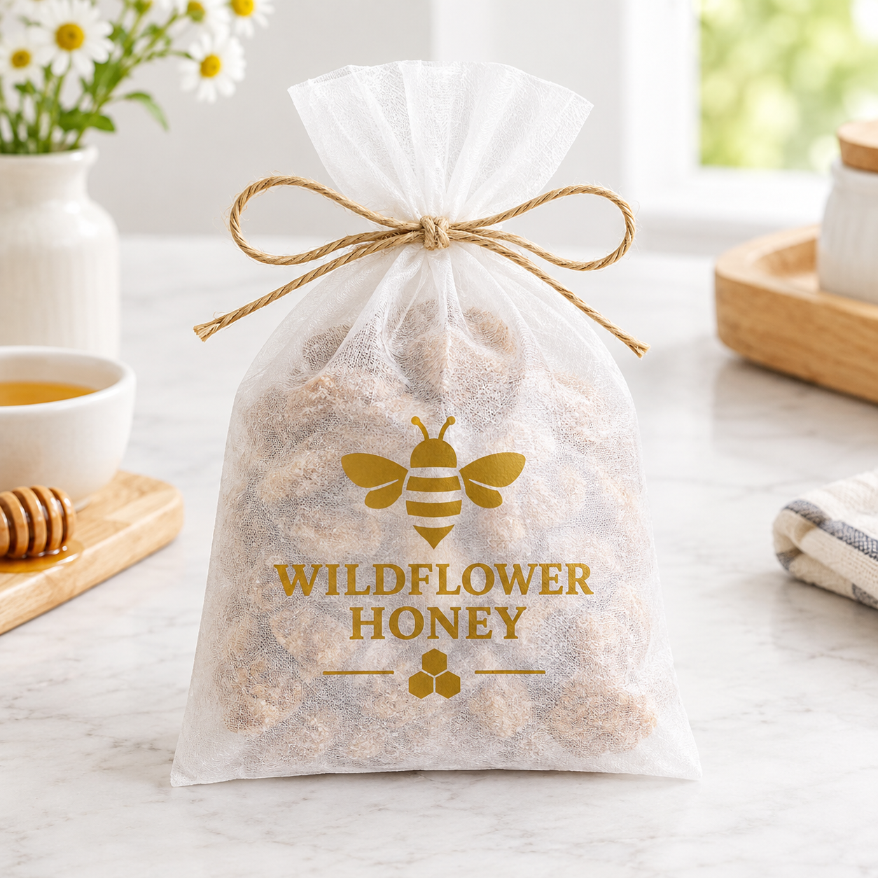 personalised glassine bags