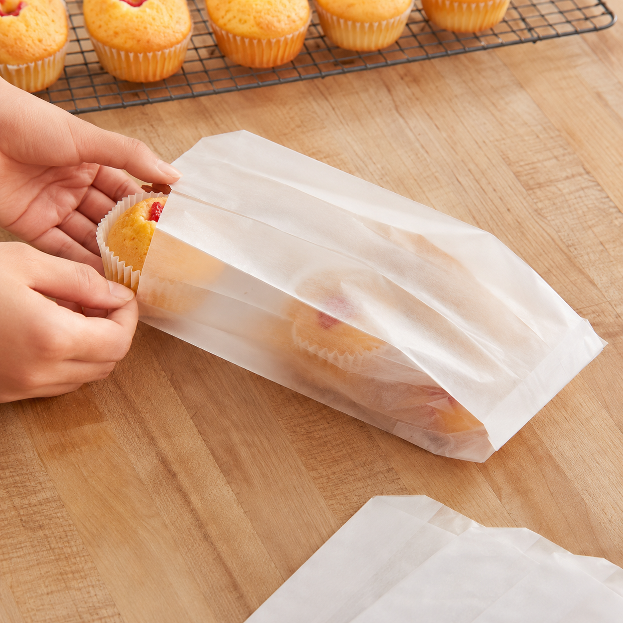 grease resistant glassine bags