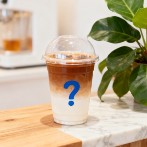 Premium plastic cup for cafe beverages