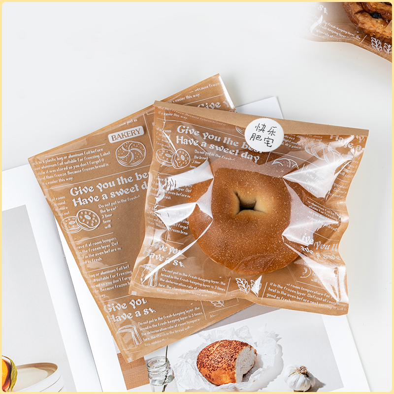 Clear Film Front Bagel Bag