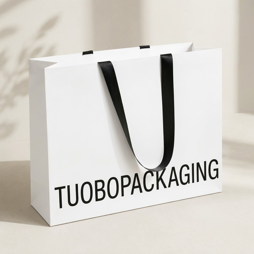 Custom Luxury Paper Shopping Bags with Handles