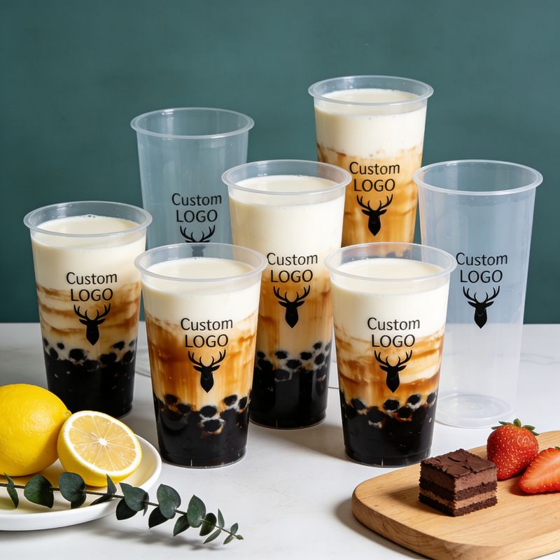 Disposable PET Bubble Tea Cups