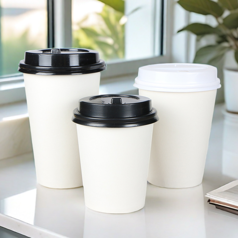 Bicchieri Da Caffè Usa E Getta Con Coperchi E Maniche Termiche - Set Da 50 Pezzi Colore Rosa, Carta Con Rivestimento In Polietilene, Per Bevande Calde E Fredde, Ideali Per Feste E Ufficio