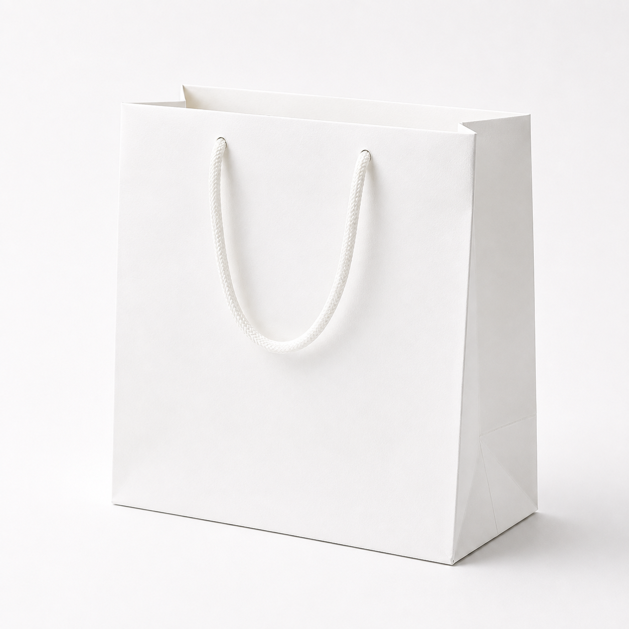 Non-Laminated White Euro Tote Bags
