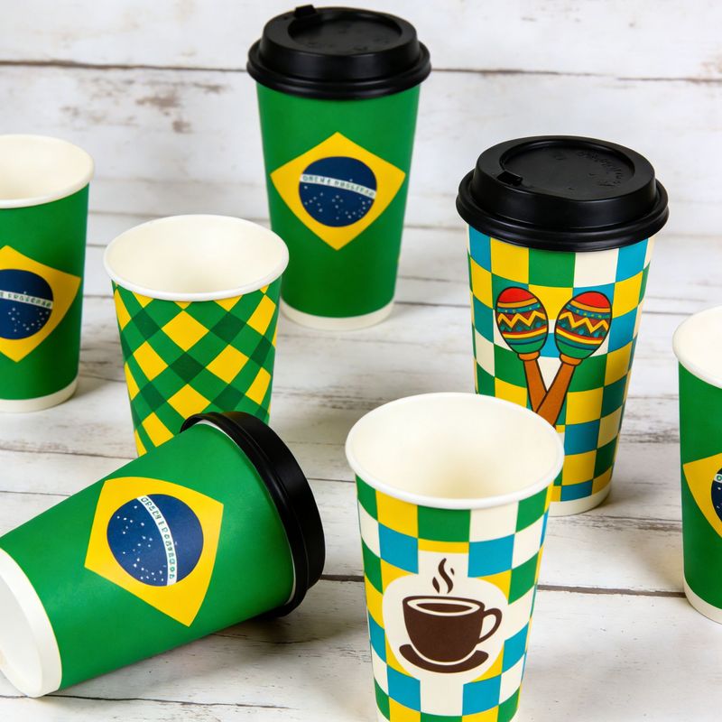 Sport Theme Paper Cups 