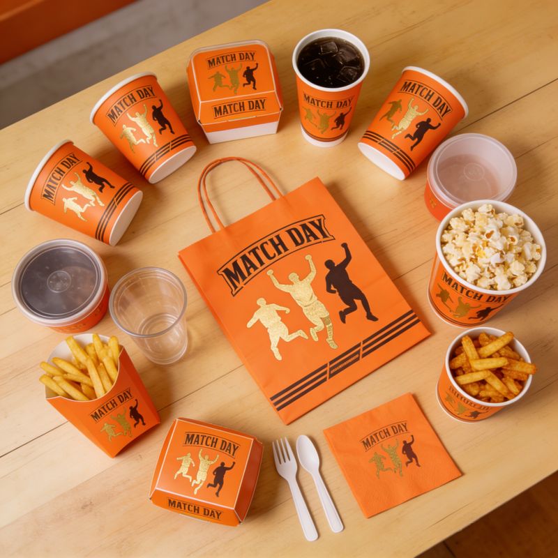 Sports Event Packaging with Foil Stamping (