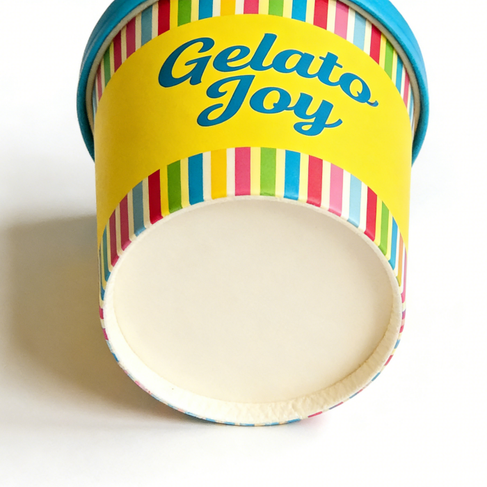 Ice Cream Cup Bottom Structure Detail