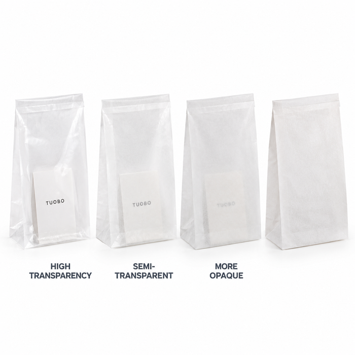 translucent glassine bags and transparent glassine bags