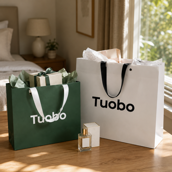 ribbon handle gift bags
