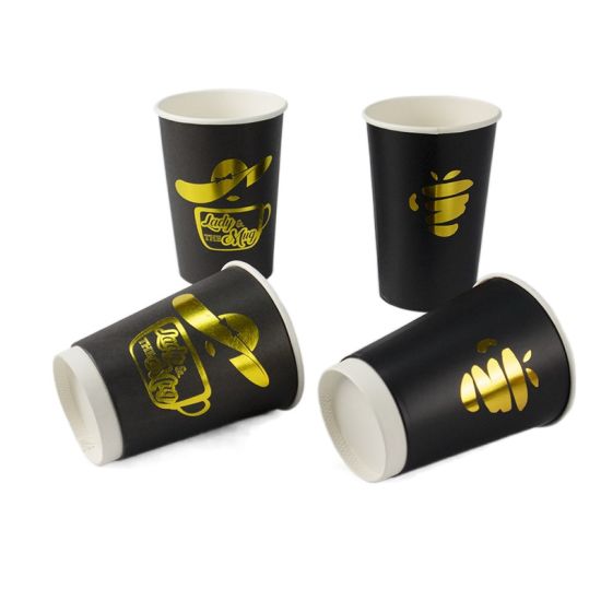 Gold / Silver Stamping Paper Cups