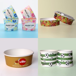Recyclable Ice Cream Cups Custom