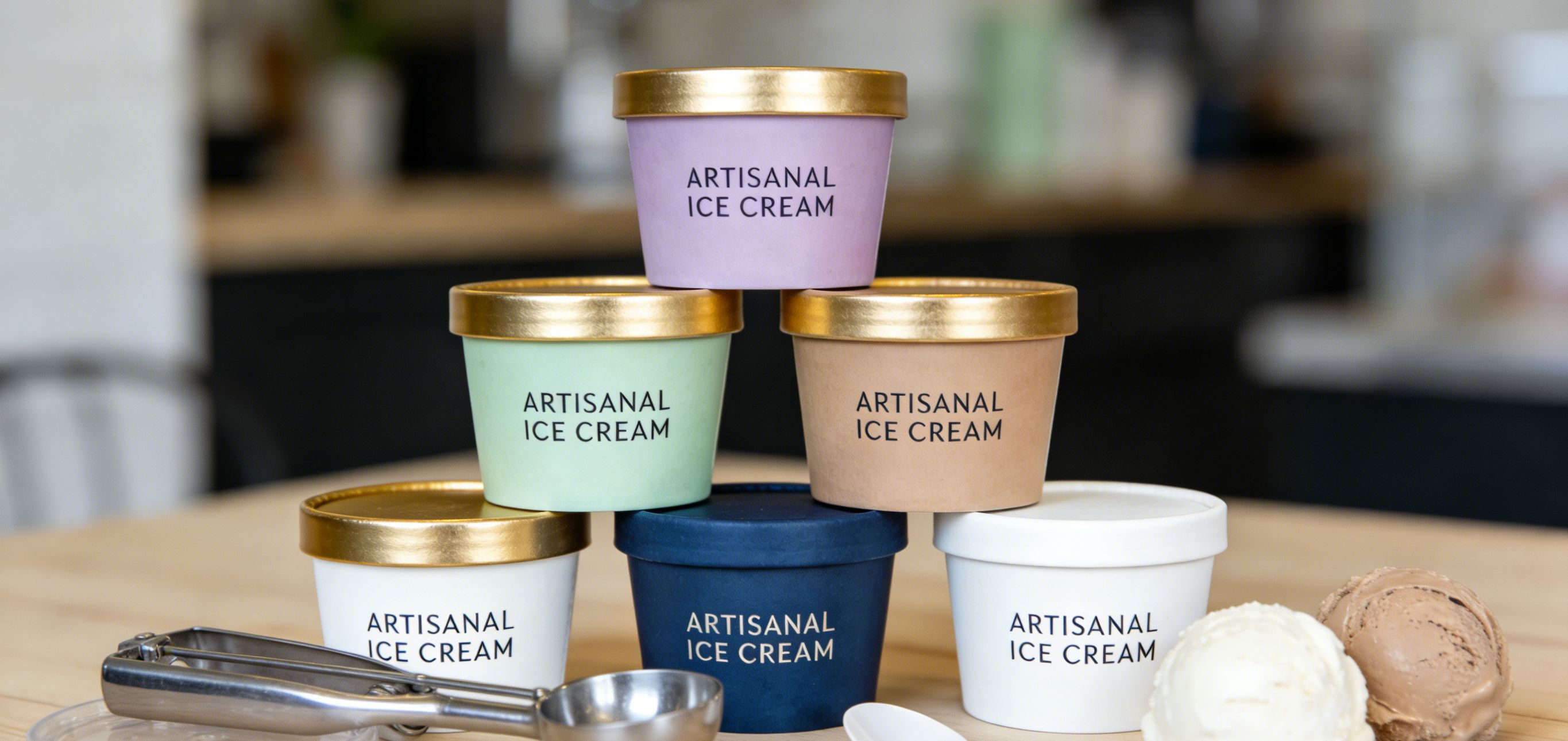 custom printed ice cream cups