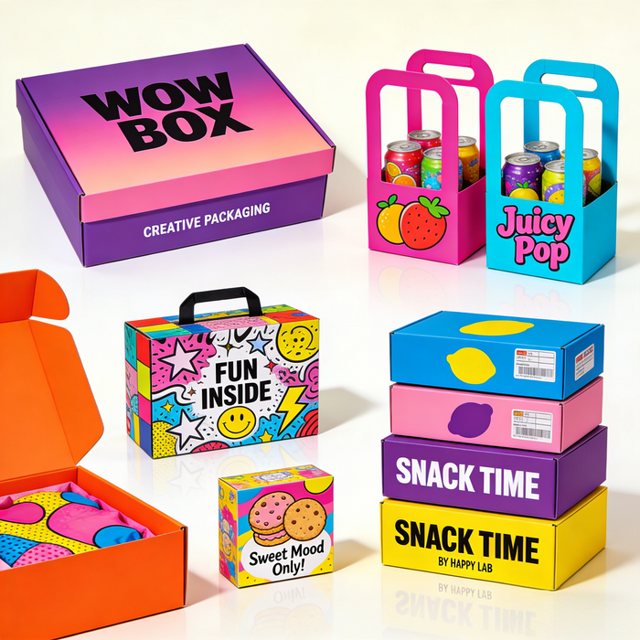 Custom Box with bright color