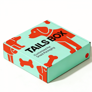 Custom Logo Printing Detail on Subscription Box