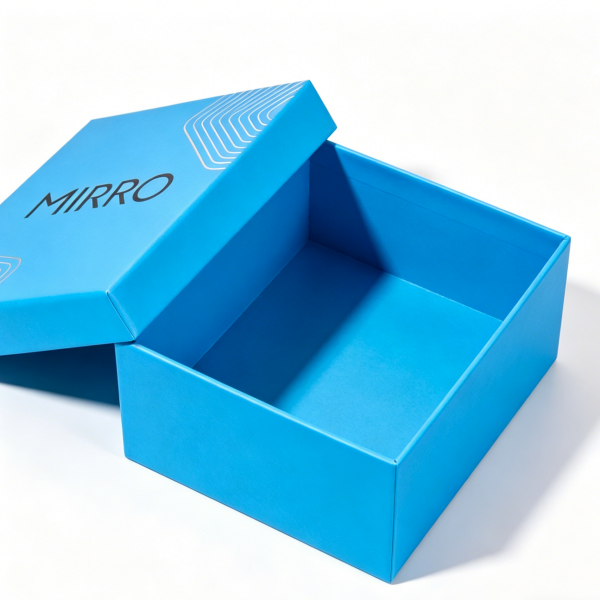 custom rigid box lid detail