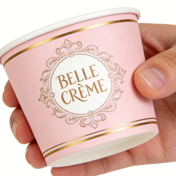 Custom Gold Foil Party Cup Body Printing Detail